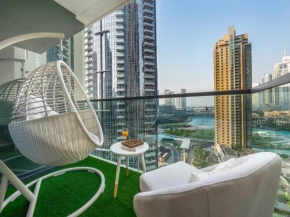 Exquisite 2 Bedroom Apartment I Burj Khalifa & Fountain Views I Free Gym, Pool, Parking, Wi-Fi and PS5 I by Skyline Serenity